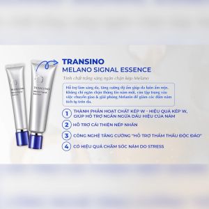 Combo 2 Tinh Chất Ngừa Nám Và Làm Trắng Da Melano Signal Essence TRANSINO 30G