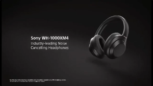 SONY WH-1000XM4 Over-Ear Wireless Bluetooth Noise-cancelling Headphones XM4