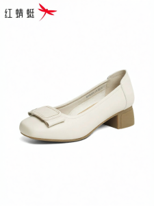 Reddragonfly | Soft Bottom Not Tired Feet Womens Leather Shoes Coarse Heels