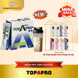 TOPAPRO Bổ Sung Protein Dinh Dưỡng 25g Hộp 14 Gói Cung Cấp Protein Thực Vật & Acid Amin Thiết Yếu Không Chất Bảo Quản Vinacafé