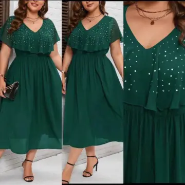 Buy Dark Green Casual Dress online Lazada .ph