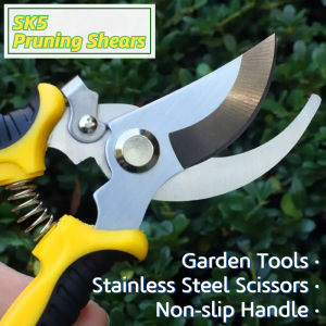 Gardening Pruning Scissors High Carbon Steel Plant Branch Hand Machine for Planting Bonsai Tools