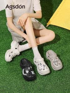 Agsdon | Fashionable Increased Height Thick Sole Clogs Sandals for Women