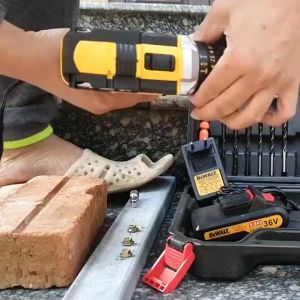 [LOẠI 1] Máy khoan pin bắt vít 66V 3 chức năng - Tặng bộ phụ kiện 24 chi tiết Lõi đồng