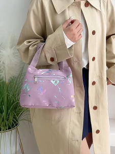 ZEFAN【การจัดส่งสินค้า 2-3 วัน】 กระเป๋ามือไนล่อนญี่ปุ่นกระเป๋ามือความจุขนาดใหญ่กระเป๋าอาหารกลางวัน กระเป๋ามือช้อปปิ้งทั้งหมดที่เรียบง่าย