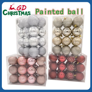 GD Christmas 24 Pcs/ Set Gift Christmas Balls/ Home Party Ball Xmas Tree Ornaments Christmas Decorations