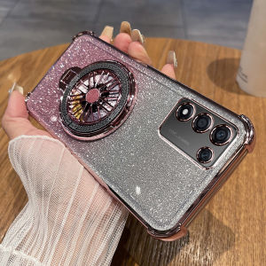 Oppo K9s Silicone Phone Case 5G Full Cover Anti-Fall Transparent Soft Shell with Stand Mens Womens High-End Sensation New