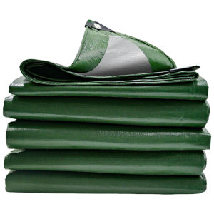 COD [Free Shipping] Durable Heavy Duty Green Tarp 13x16 Feet Perfect for Gardening and Outdoor Storage