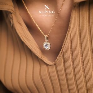 Xuping Liontin Fashion Wanita Mata Gemma Full Baris