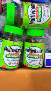 Kẹo dẻo vitamin DR STEPHANIES MULTIVITAMIN SUGAR FREE GUMMIES 30 GUMMIES cho sức khỏe mắt thận gan tim tiêu hóa của Mỹ