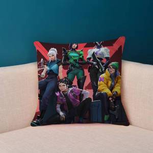 KAYOU | HOT Game V-VALORANT Personalized Pillow Cover Kids Bedroom Wild Party Decor Pillowcase Kid Birthday Shower Gift