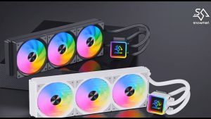 Snowman KS-White ชุดน้ำCPUระบบปิดประสิทธิภาพสูง ระบบไฟARGB intel-AMD สินค้าใหม่ คุณภาพดี ราคาถูก