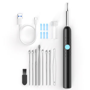 Visual Ear Sticks HD1080P 4.2mm Otoscope Camera with 6LEDs Ear Picker Kits Ear Cleaner Endoscope Health Care Ear Wax Cleaning
