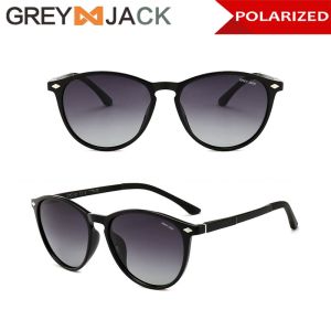 Grey Jack Sunglasses Kacamata Hitam Polarized Anti Silau Anti UV Design Oval Terbaru Fashion Pria Dan Wanita 9900