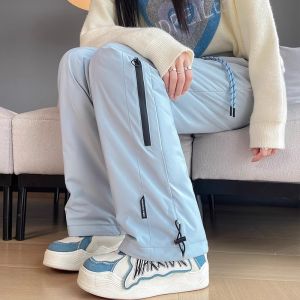 La Chapelle Womens down Snow Pants High Waist Long Straight Leg Thickened Winter Travel Equipment Skiing Trousers Cold Proof