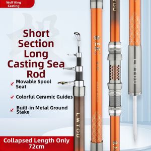 LWTOU | Ocean Fishing Rod Super Hard Long Casting