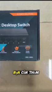 Bộ chia mạng Switch 8 cổng  D-Link DGS-108GL (SẮT) Chính Hãng