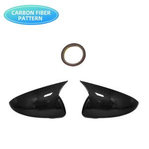 For KIA K3 Cerato Forte 2019-2022 ABS Auto Car Body Side Door Rearview Mirror Cover Cap Shell Housing Sticker Trim