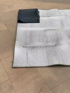 Waterproof Ground Mat Camping Double Sided Aluminium Foil Tikar Outdoor Hiking Beach Picnic Mats Sleeping Pad Blanket