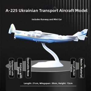 Large Scale 1:400 An-225 Antonov Alloy Model Plane Simulation Toy for Ages 14+ Finished Product Male Female Universal