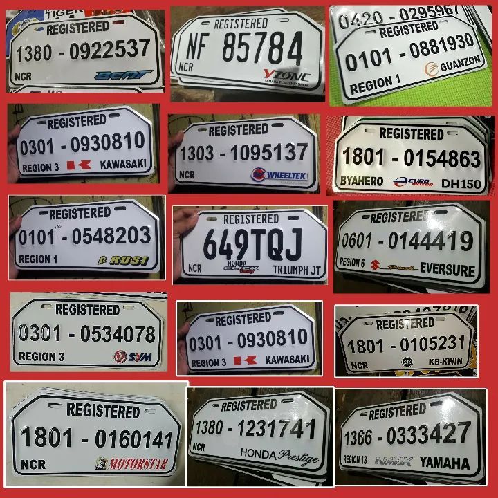 MOTOR CYCLE , TEMPORARY PLATE | Lazada PH