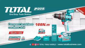 TOTAL Brushless Cordless Impact Drill TIDLI201668