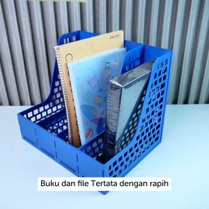 Deli Magazine Container / File Tray / Box File Tempat Dokumen Bahan Plastik Tebal 7899X