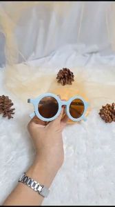 KACAMATA ANAK BAYI UNTUK USIA 0-8 TAHUN BULAT DOFF LUCU TERBARU KACAMATA HITAM ANAK