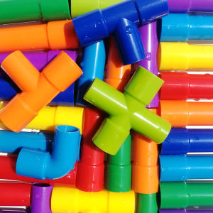 DUOKA | Intelligent Assembly Plastic Water Pipe Building Blocks Children