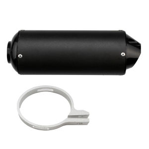 28MM 32MM 38MM Motorcycle Exhaust Muffler Escape Moto Tailpipe for 125 150 160cc Dirt Pit Bike ATV Black Grey Kayo