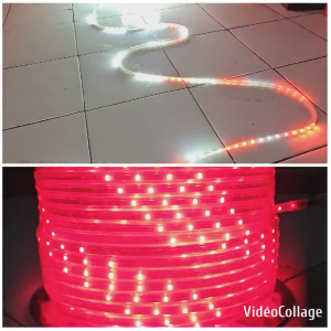 METERAN Lampu LED Strip 5050 SMD Lampu Merah Putih Per Meter LED Strip 5050 SMD