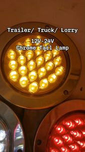 Lampu Belakang 12V-24V LED Light Universal Tail Lamp (Putih/Merah/Kuning) Lori Treler Trak