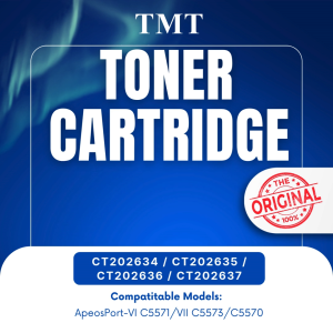 [Original] Fujifilm Toner Cartridge CT202634 CT202635 CT202636 CT202637 for ApeosPort-VI C5571 / VI C5573 / C5570 (Black/Cyan/Magenta/Yellow)