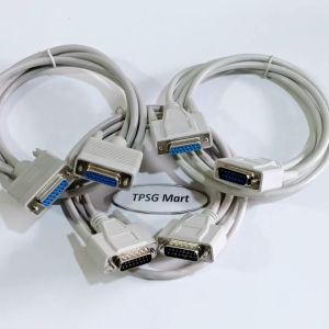 Cáp Com 15 dài 1.5m (DB15): Cáp nối dài Com 15 / Cáp hai đầu Cái Com 15 (DB15F) / Cáp hai đầu Kim Com 15 (DB15M)