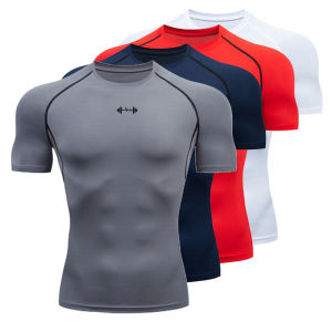 Men's Running Compression T-Shirts & Short Sleeve Sport Tees: Enhance Your Workout Performance