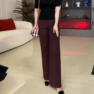 High Waist Wide Leg Pants Womens Slim Fit Drapey Loose Casual Straight Leg Trousers Autumn 2025 New Style Small Size