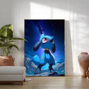 Bandai | Pokemon Anime HD Poster Treo Tường Chống Thấm Nước Canvas Art Phong Cách Hiện Đại Trang Trí Phòng Khách