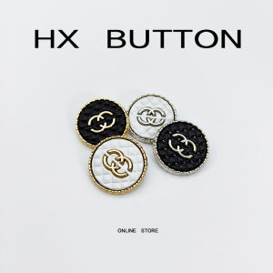 Nút Kim Loại Cao Cấp Cho Áo Khoác Ngoài Thời Trang Nữ Nút Trang Trí Cho Áo Len Cardigan Áo Khoác Ngoài Bằng Len Họa Tiết Vuông