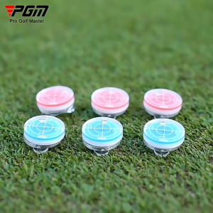 คลิปมาร์กเกอร์แม่เหล็ก สําหรับหมวกกอล์ฟ วัดระยะเส้นตรง หลายสี ขนาด25*5.1MM