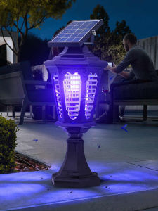 VINCAN | Solar Waterproof Outdoor & Indoor Fly And Mosquito Killing Lamp