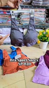 Sport Bra Wanita Sorex SP 020 | Bh Olahraga Tanpa Kawat Busa Sedang