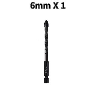 3/4/7PCS Drill Bit Set Glass Concrete Drill Bit Set Masonry Drill Bits for Brick Plastic and Wood Hex Shank Tip Drilling Tools