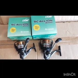 reel pancing Exori Scallion 1000 3000 power handle nyaring scalion