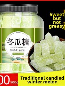 Cantonese Traditional Rock Sugar Canned Winter Melon Strips Snack 500g