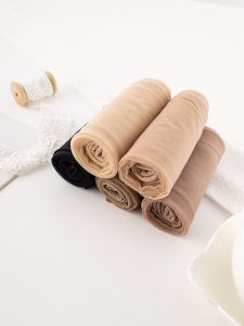 กางเกงชั้นในผ้าไหมบางเฉียบสำหรับผู้หญิงในฤดูร้อน กางเกงชั้นในแบบลำลอง ทรงยาว เอวกลาง ลายสีพื้น ป้องกันการถูกติด 6 คู่