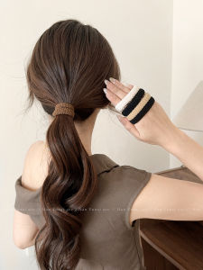 ยางรัดผมยืดหยุ่นสูง ทนทาน รัดผม รัดผมหางม้า รัดผมสำหรับผู้หญิง รัดผมหนา รัดผมยางยืด รัดผมแฟชั่น