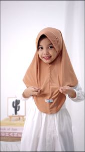𝐃𝐕𝐂 - Hijab Bergo ZAHRA Anak Akrilik Hamidah SD Jersey | Kerudung Instan Anak & Kerudung Muslim Wanita Pilihan Terlaris / Hijab Anak Murah Lembut Nyaman
