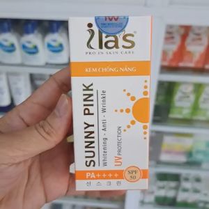 Kem chống nắng iLas combo 3 tuýp 60ml kem hỗ trợ chống nắng nâng tone chăm sóc da