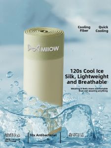 MiiOW | Mens Ice Silk Underwear Pure Cotton Crotch Cool Sensation Summer Lightweight Breathable Small Cool Breeze Boxer Shorts New 2025