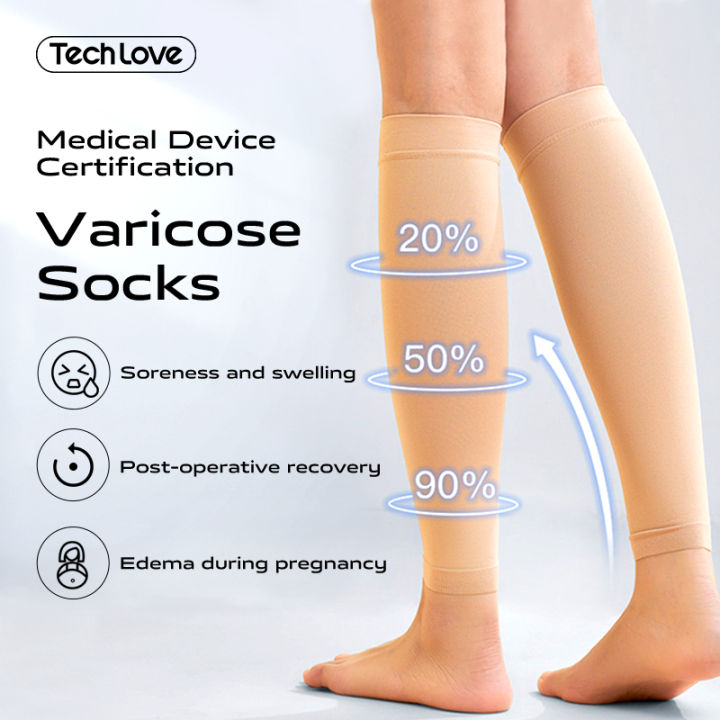 Compression Socks Men Women Support Hose Varicose Veins Edema